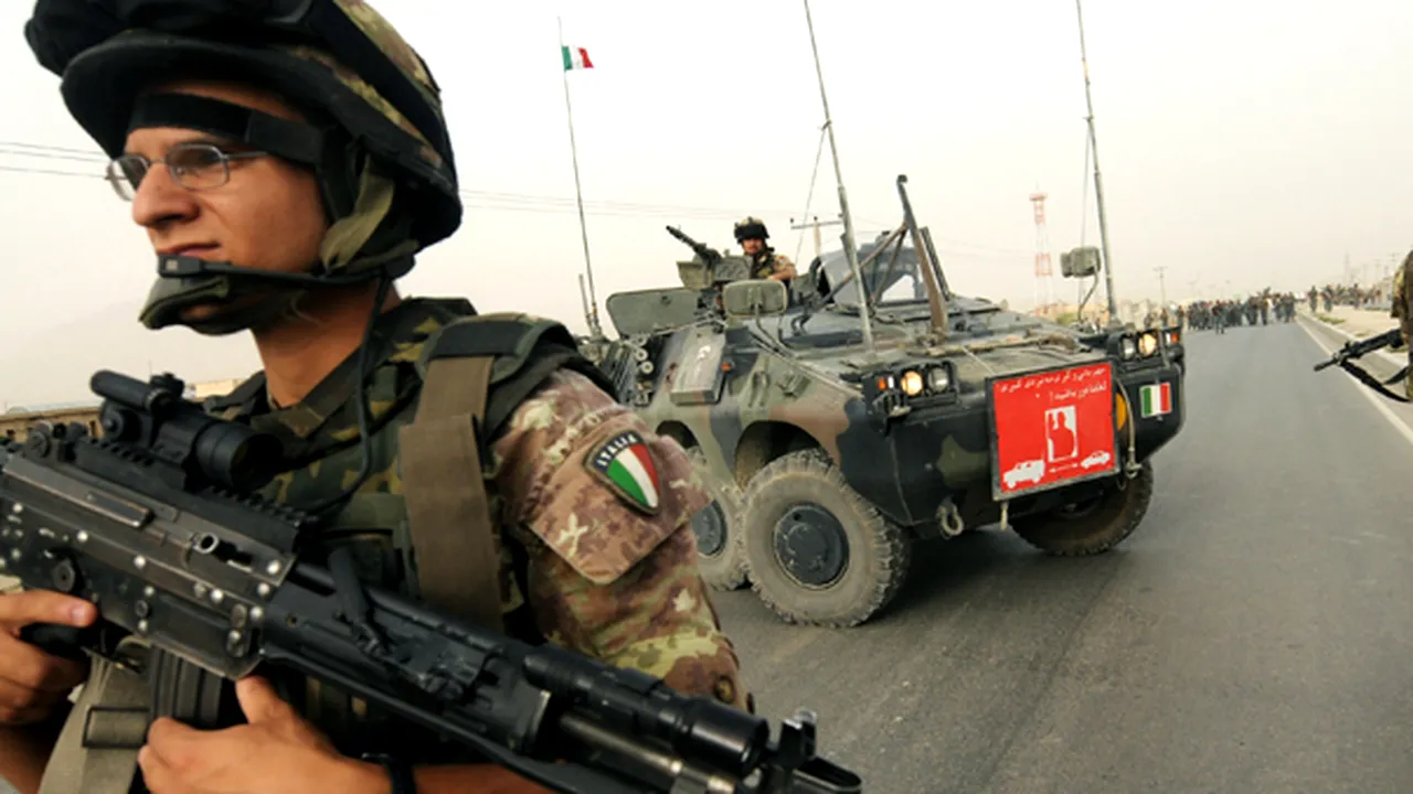 Italia va trimite între 500 şi 1.500 de militari în Afganistan