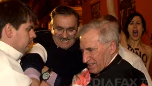 Arhiepiscopul Madridului a fost ţinta unui protest Femen în capitala Spaniei