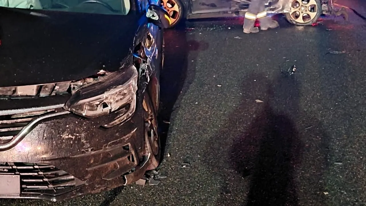 Doi copii răniți într-un accident pe Autostrada A3, în Cluj