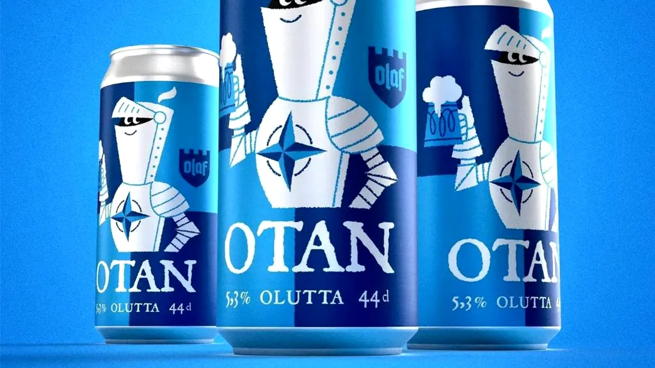 În Finlanda a fost lansată o bere pentru a sărbători cererea de aderare la NATO. Băutura are 