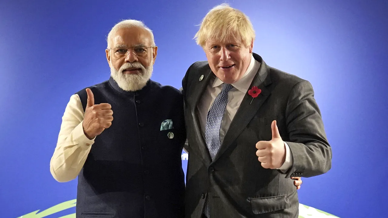 Boris Johnson speră să semneze rapid un acord comercial între Marea Britanie şi India