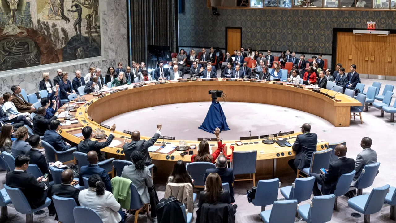 Vot decisiv în Consiliul de Securitate al ONU pentru autorizarea unei forțe internaționale în Gaza