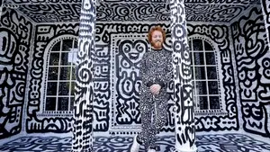 Casa Doodle, decorată în întregime cu mânzgăleli. Picturile lui Sam Cox costă milioane de dolari

