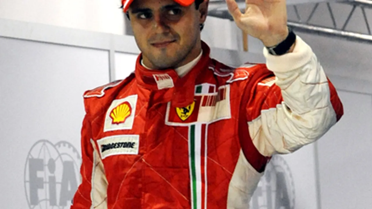 Massa, primul pe grila de start la Singapore