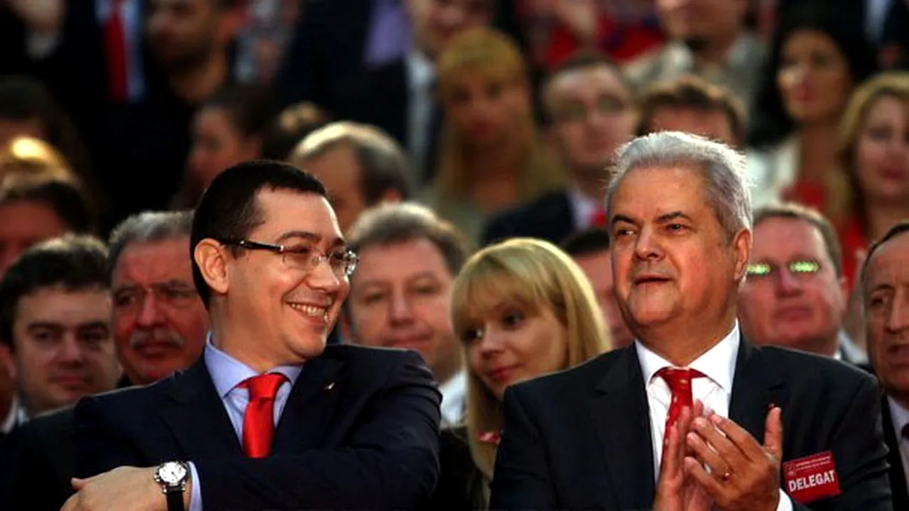 Victor Ponta: Îi mulţumesc lui Adrian Năstase, care a crezut că PSD îşi poate reveni după 2009