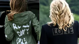 Prima doamnă a SUA, Jill Biden, oferă „DRAGOSTE” în timpul călătoriei în Marea Britanie. Mesajul de pe jacheta sa 