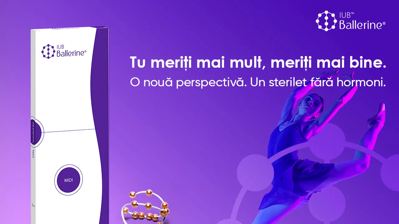 IUB Ballerine - Beneficiile primului sterilet sferic fără hormoni