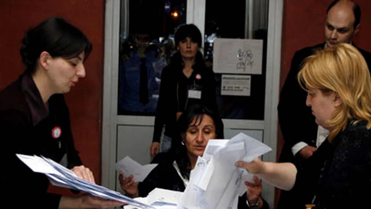 Manifestaţie a opoziţiei după alegerile legislative din Georgia