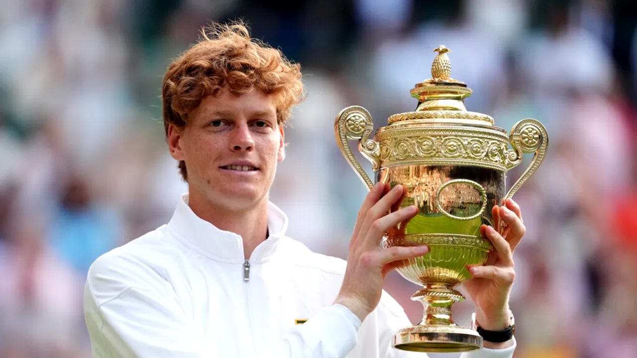 Jannik Sinner îşi măreşte diferenţa în fruntea clasamentului ATP după succesul de la Wimbledon