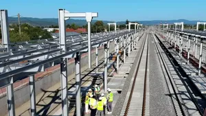 Harta proiectelor feroviare în care lucrează Arcada: de la șantiere cu peste 90% execuție la București – Giurgiu, unde lucrările sunt la început