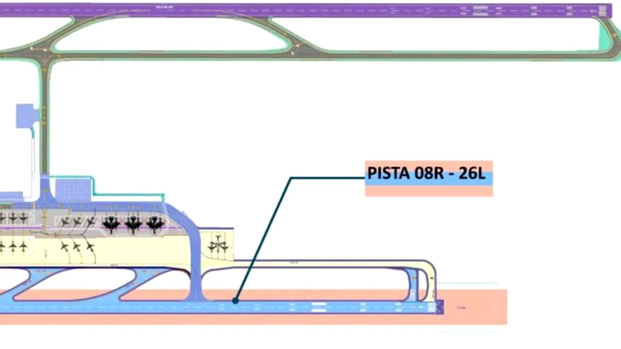 Pista 1 de la Aeroportul „Henri Coandă”, modernizată după 31 de ani