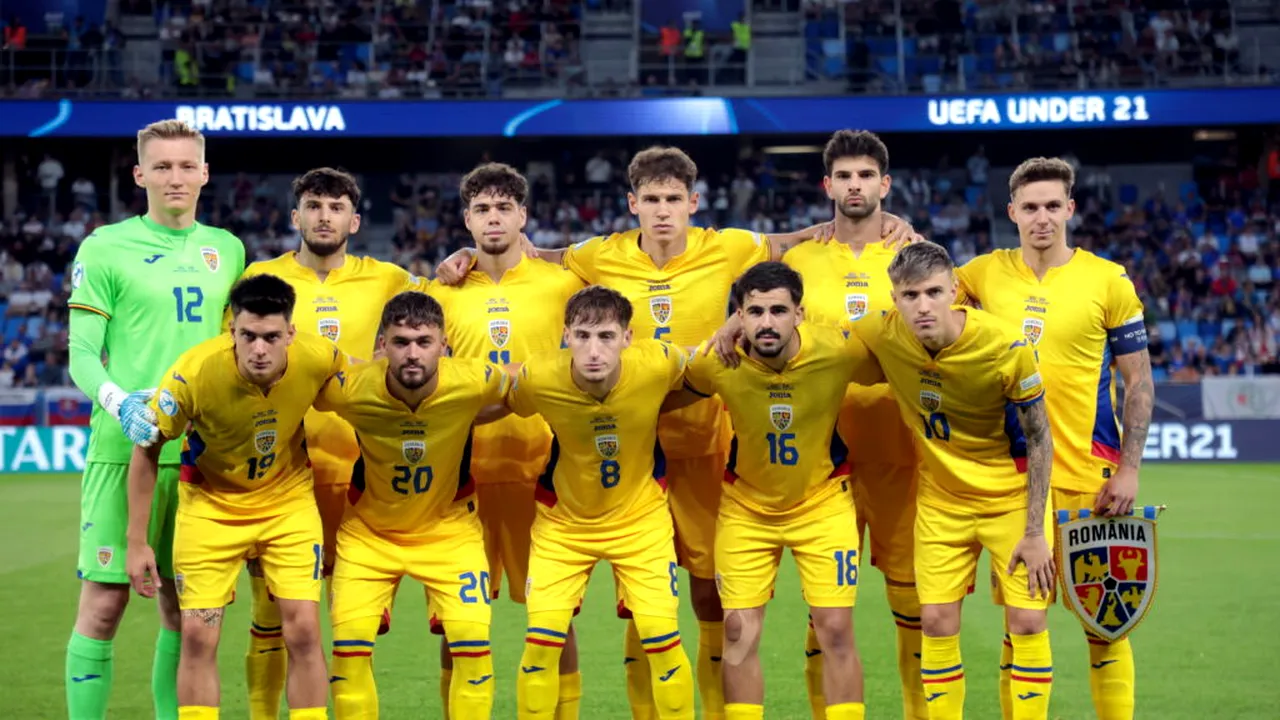 Campionatul European de Fotbal U21. România pierde și ultimul meci din turneu
