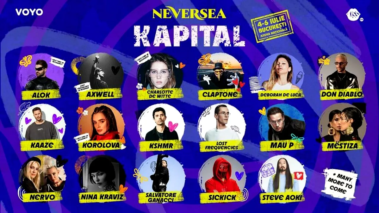 Start sezonului de festivaluri. Începe Neversea Kapital 2025 la București