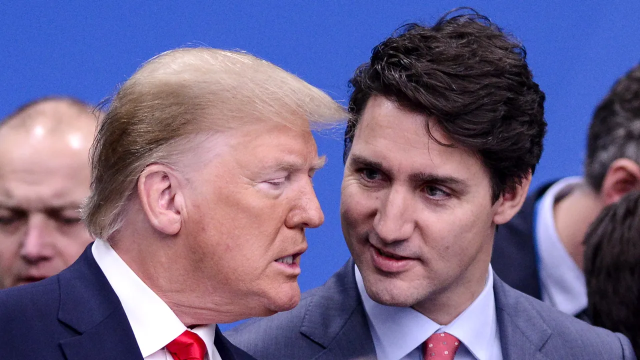 Război comercial între SUA şi Canada. Donald Trump spune că a vorbit cu Justin Trudeau despre taxe