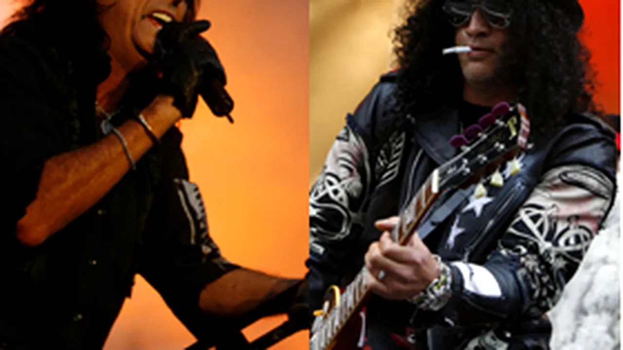 Alice Cooper şi Slash, onoraţi pentru munca împotriva consumului de droguri şi alcool