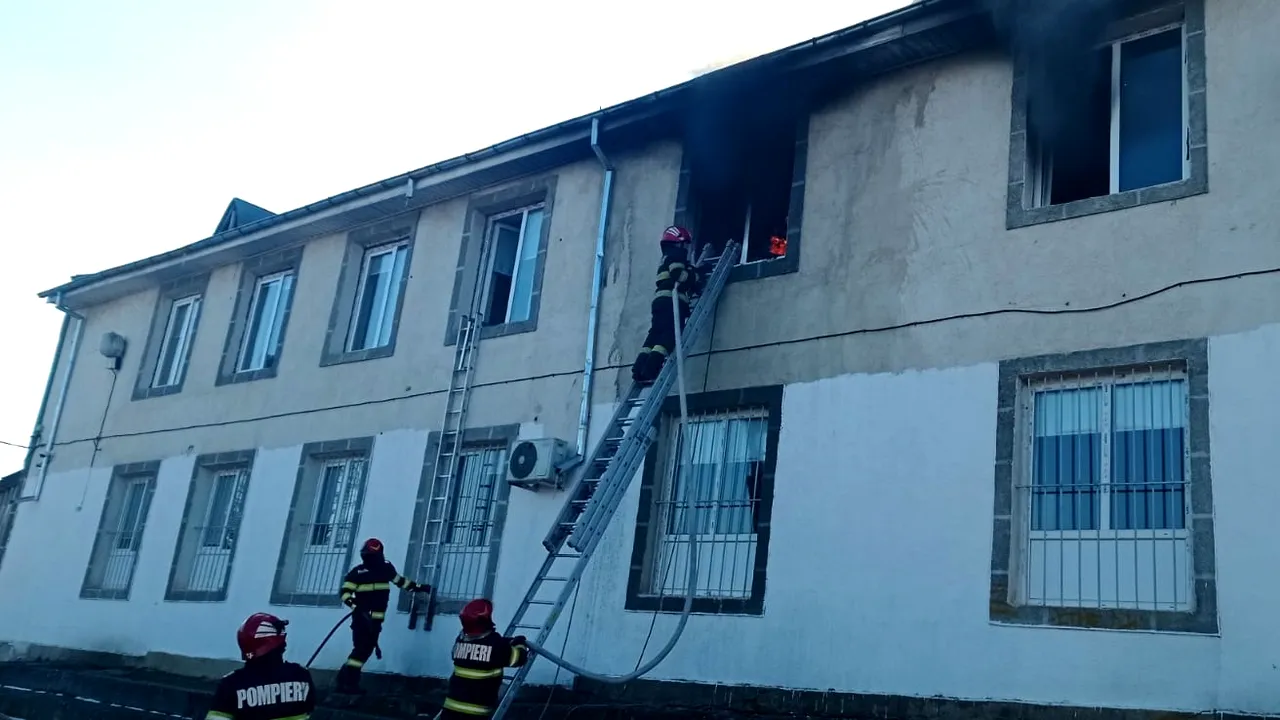 Incendiu în laboratorul de chimie al unui liceu din Bârlad