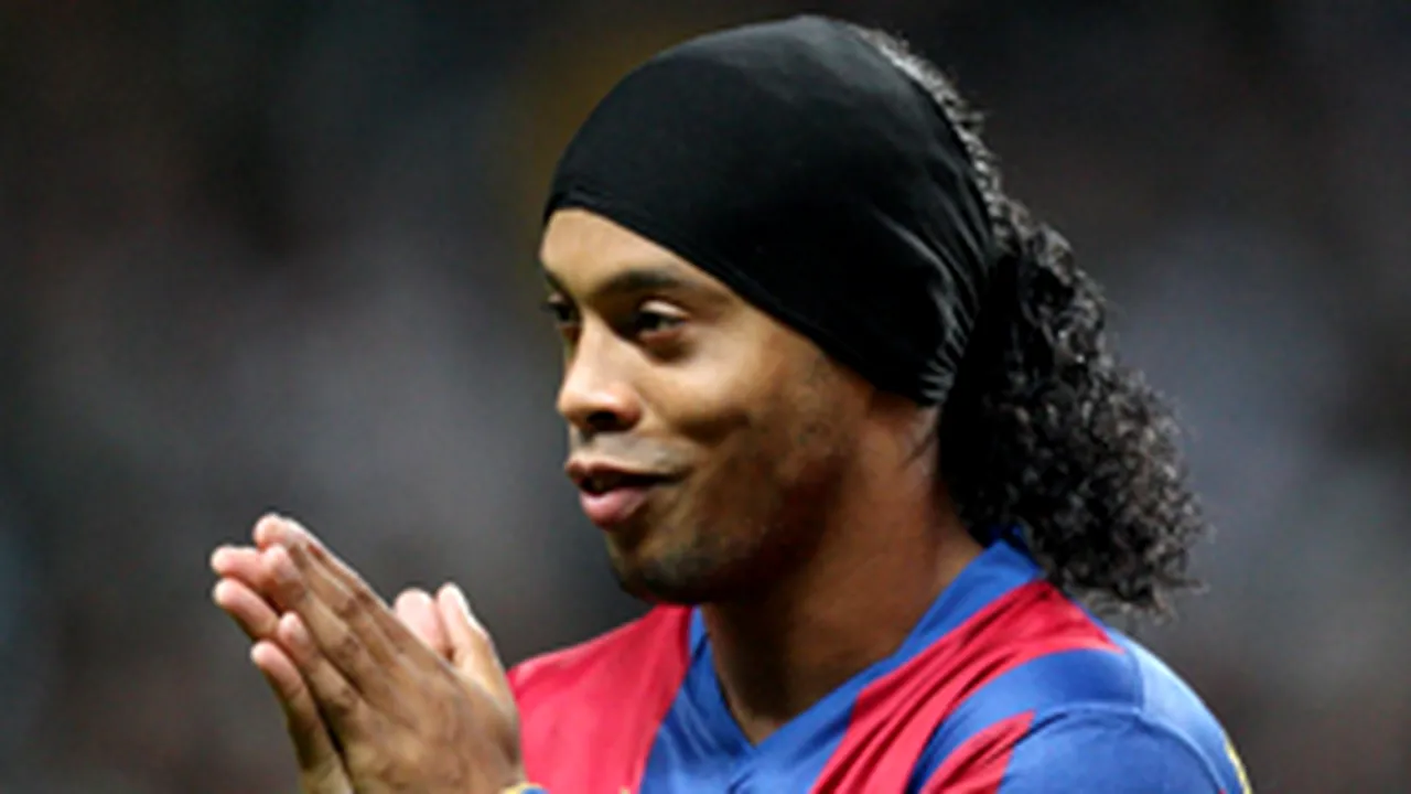 Barca nu vrea să-l lase pe Ronaldinho la Olimpiadă