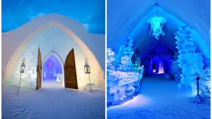 FOTO Paradisul de gheaţă: Sejur inedit la Hôtel de Glace, în Quebec