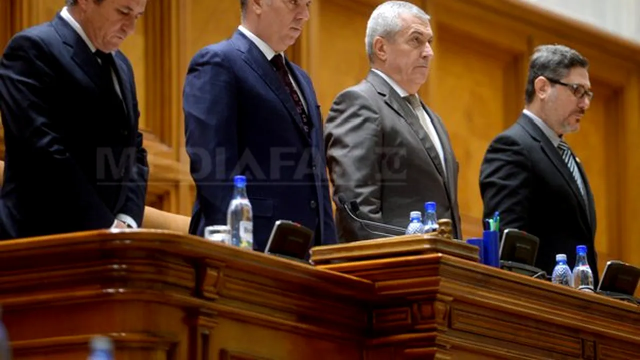 Parlamentarii au comemorat 25 de ani de la Revoluţie, în absenţa preşedinţilor României de după 89