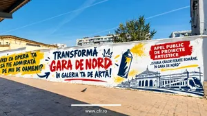 CFR caută artiști pentru o pictură murală în Gara de Nord