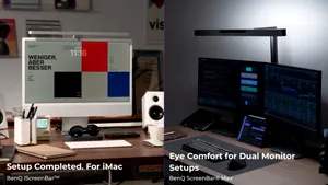 BenQ extinde gama ScreenBar cu ScreenBar Max și iScreenBar, două soluții pentru spațiile de lucru moderne