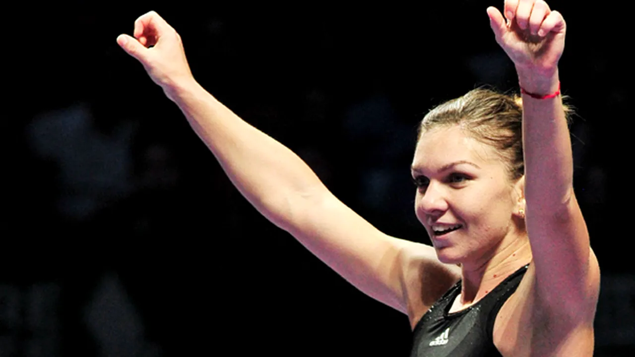 Simona Halep: Nu mă gândesc încă la finală. Cred că va fi un meci greu. Sper că îl voi câştiga. Sunt aici să câştig