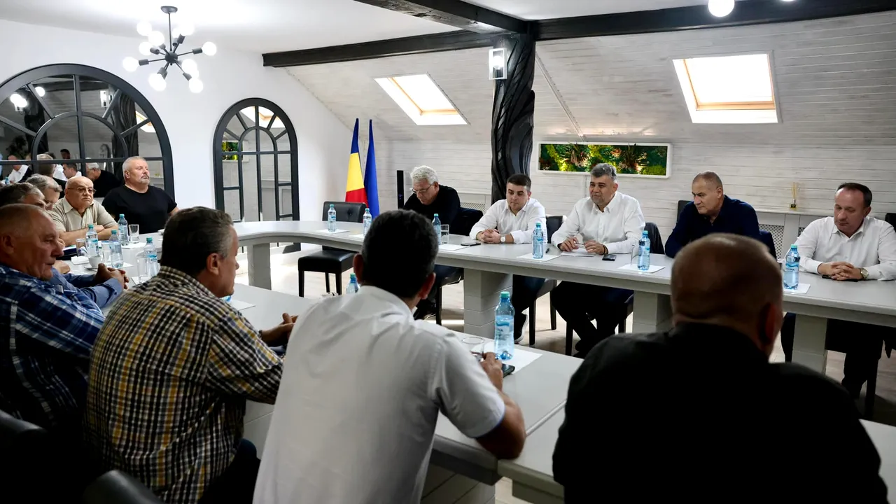 Ciolacu, discuţie la Suceava cu minerii pe tema recalculării pensiilor