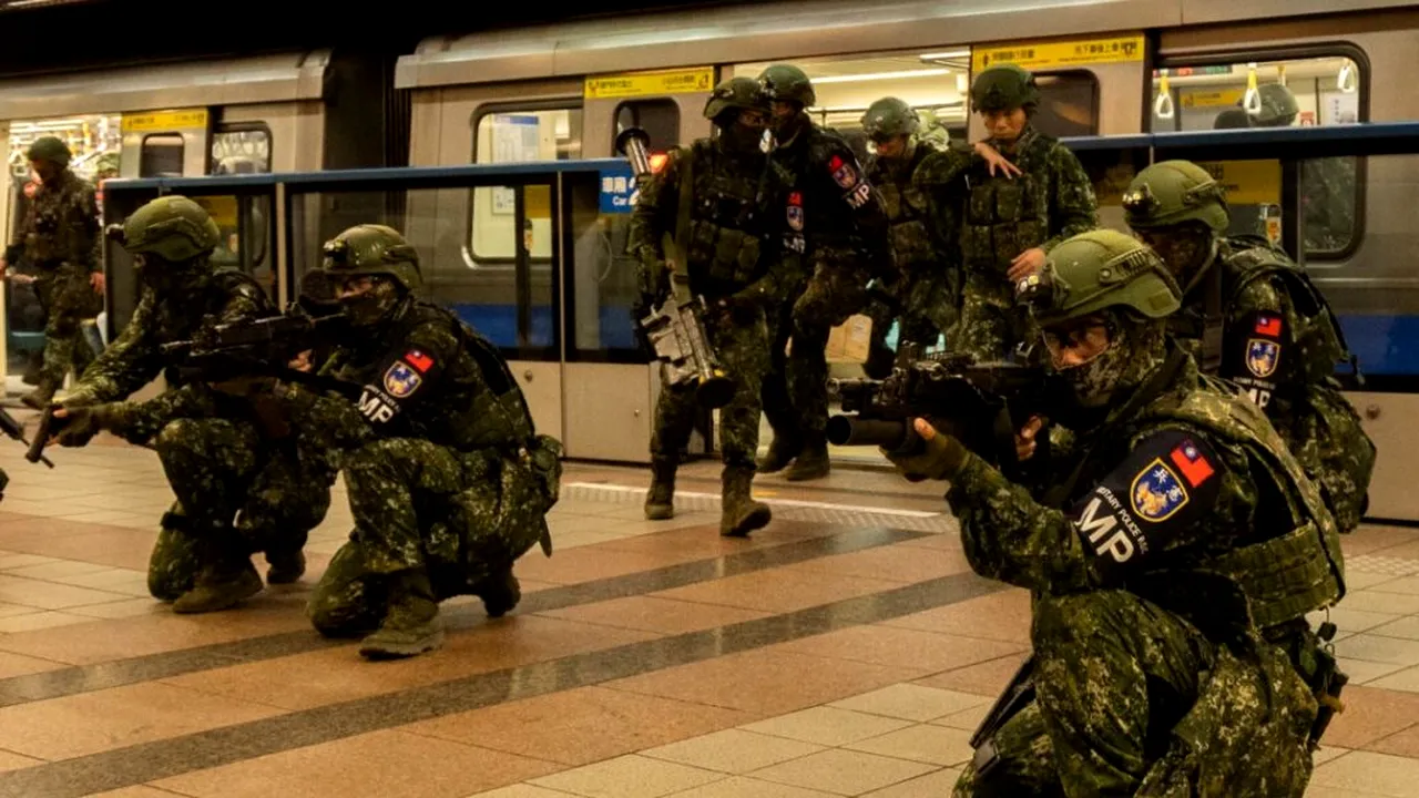 Alerte, sirene și evacuări în Taipei: Taiwanul a simulat un posibil atac chinez