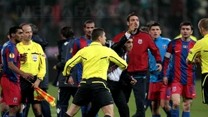 Steaua, sancţionată de UEFA cu 30.000 euro şi avertisment după meciul cu Napoli