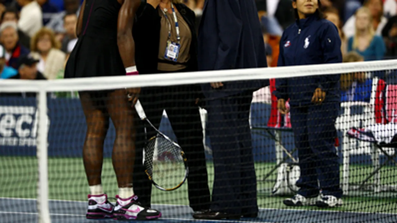 Clijsters în finală la US Open după ce a eliminat-o pe Serena Williams într-un meci controversat