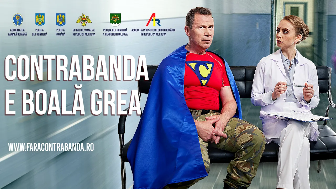 Al doilea val al campaniei naţionale anti-contrabandă „Contrabanda e boală grea”