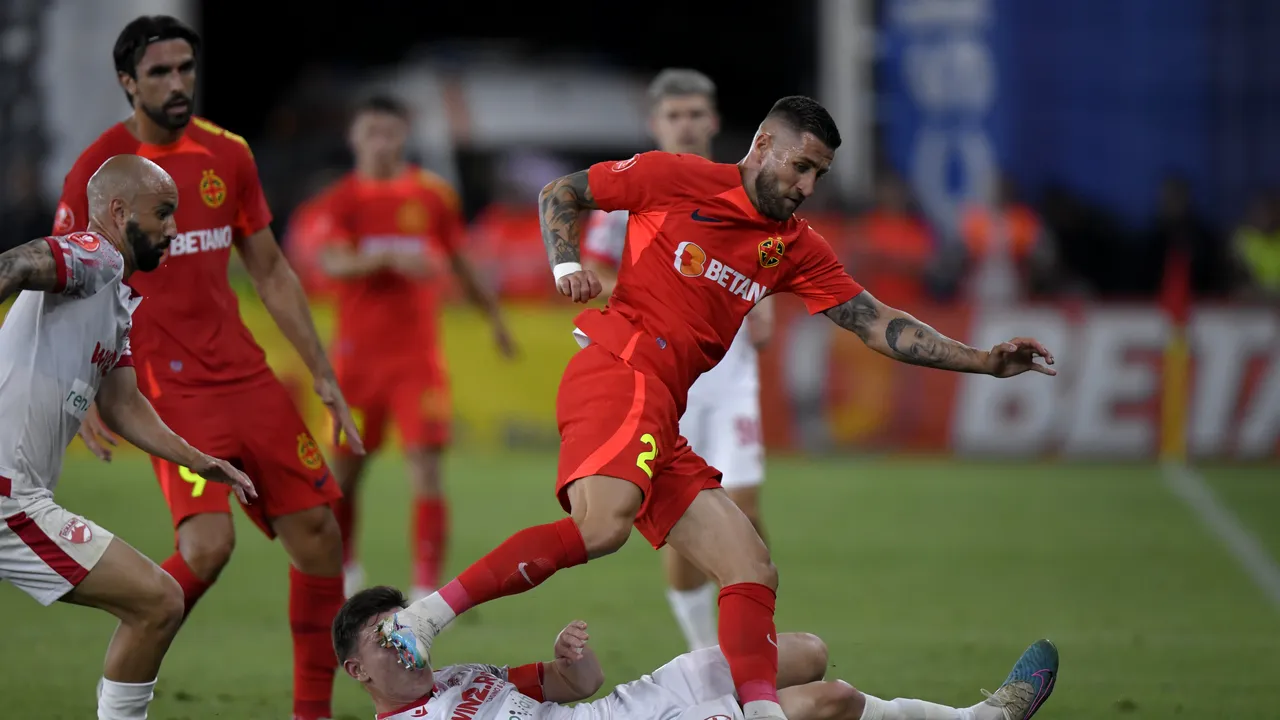 FCSB, victorie clară în „Eternul Derby”. Dinamo nu impresionează la revenirea în primul eşalon
