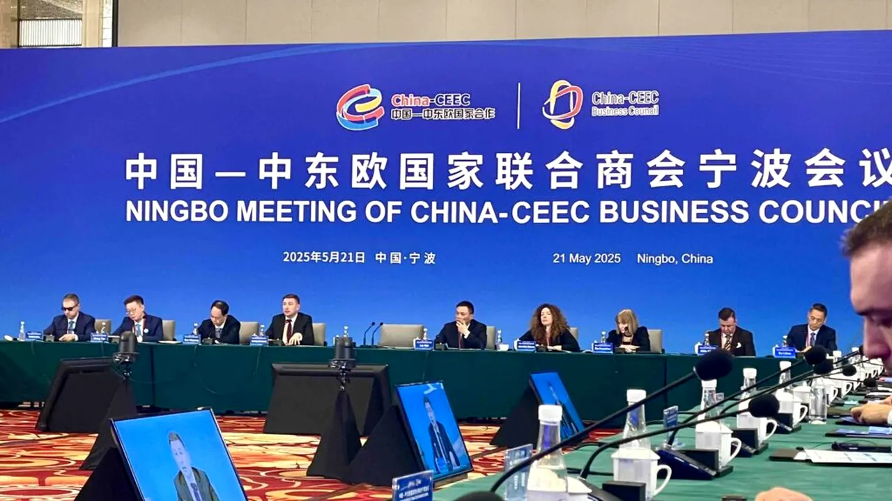 Camera de Comert, Industrie și Agricultură Sibiu a participat la CONSILIUL DE AFACERI CHINA-CEEC