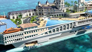 Mini-Monaco plutitor! Iahtul de peste un miliard de dolari - FOTO