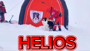 Helios, pionierul unităților canine din Salvamont România, se pregătește de pensie după 12 ani