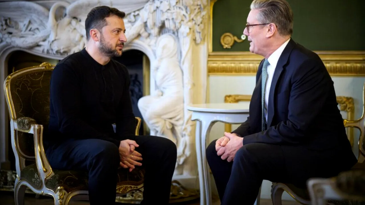 Zelenski, întâlnire la Londra cu premierul britanic înaintea summitului Trump-Putin