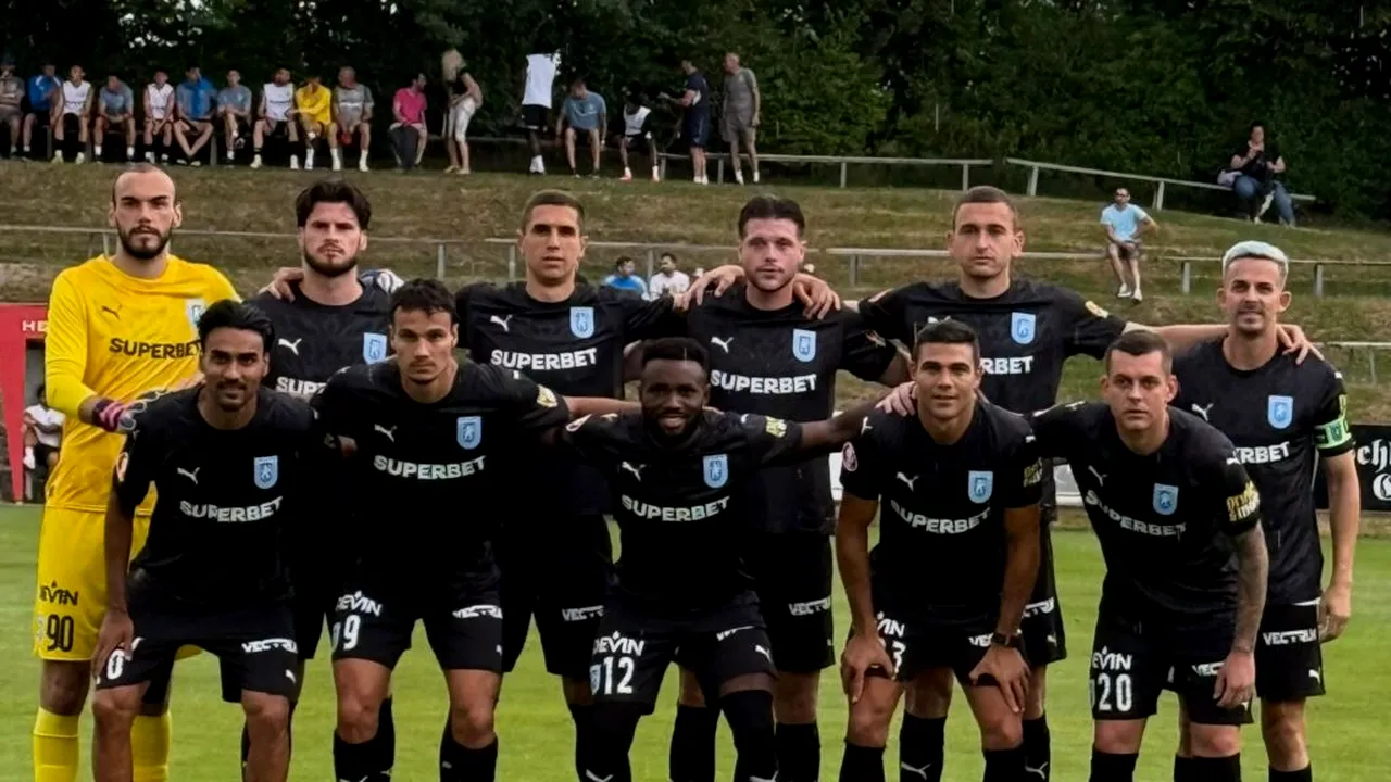 Campioana Universitatea Craiova încheie cu victorie seria meciurilor de verificare din cantonamentul din Austria