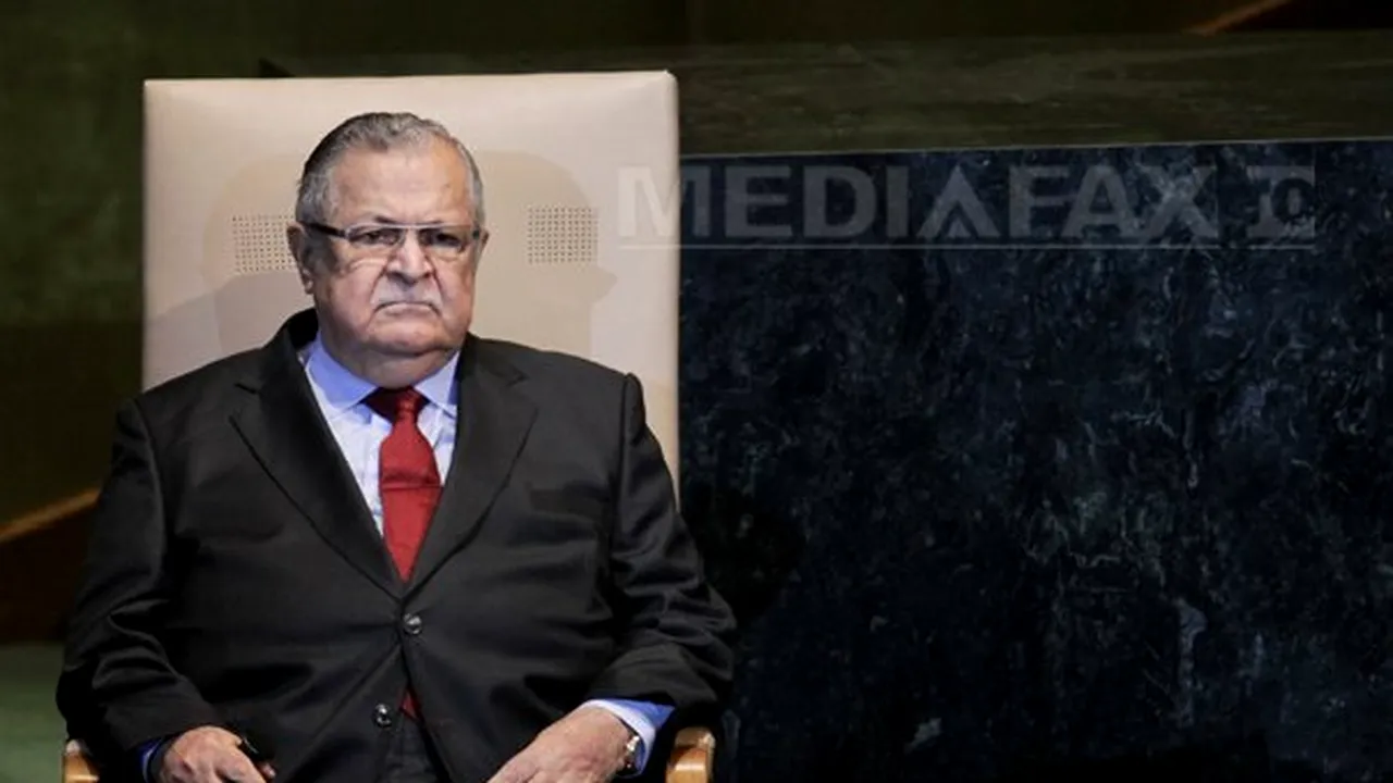 Preşedintele irakian Jalal Talabani, transferat în Germania pentru îngrijiri