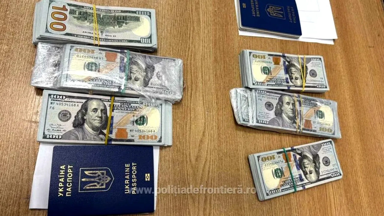 Două ucrainence au intrat în România cu zeci de mii de dolari ascunși în cizme