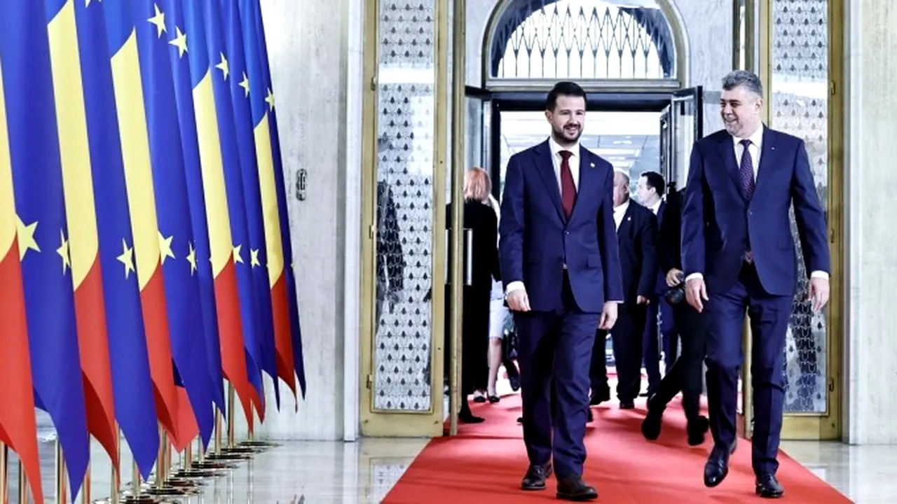 Premierul Marcel Ciolacu a avut o întrevedere cu preşedintele Muntenegrului, Jakov Milatovic