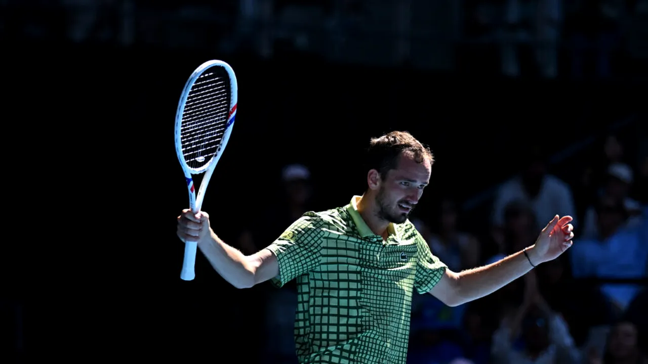 Daniil Medvedev trece de Felix Auger-Aliassime și este primul finalist la turneul ATP de la Dubai