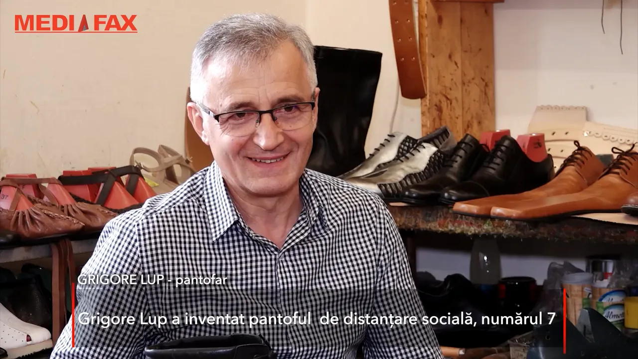 Povestea cizmarului român care a inventat încălţămintea pentru distanţare socială a ajuns în presa internaţională
