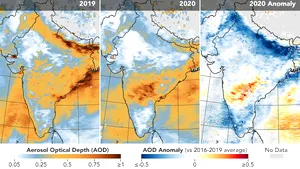 Imaginea incredibilă a izolării. Poluarea din India a ajuns la cel mai mic nivel din ultimii 20 de ani, potrivit NASA. Om de ştiinţă: N-am mai văzut niciodată valori aşa mici