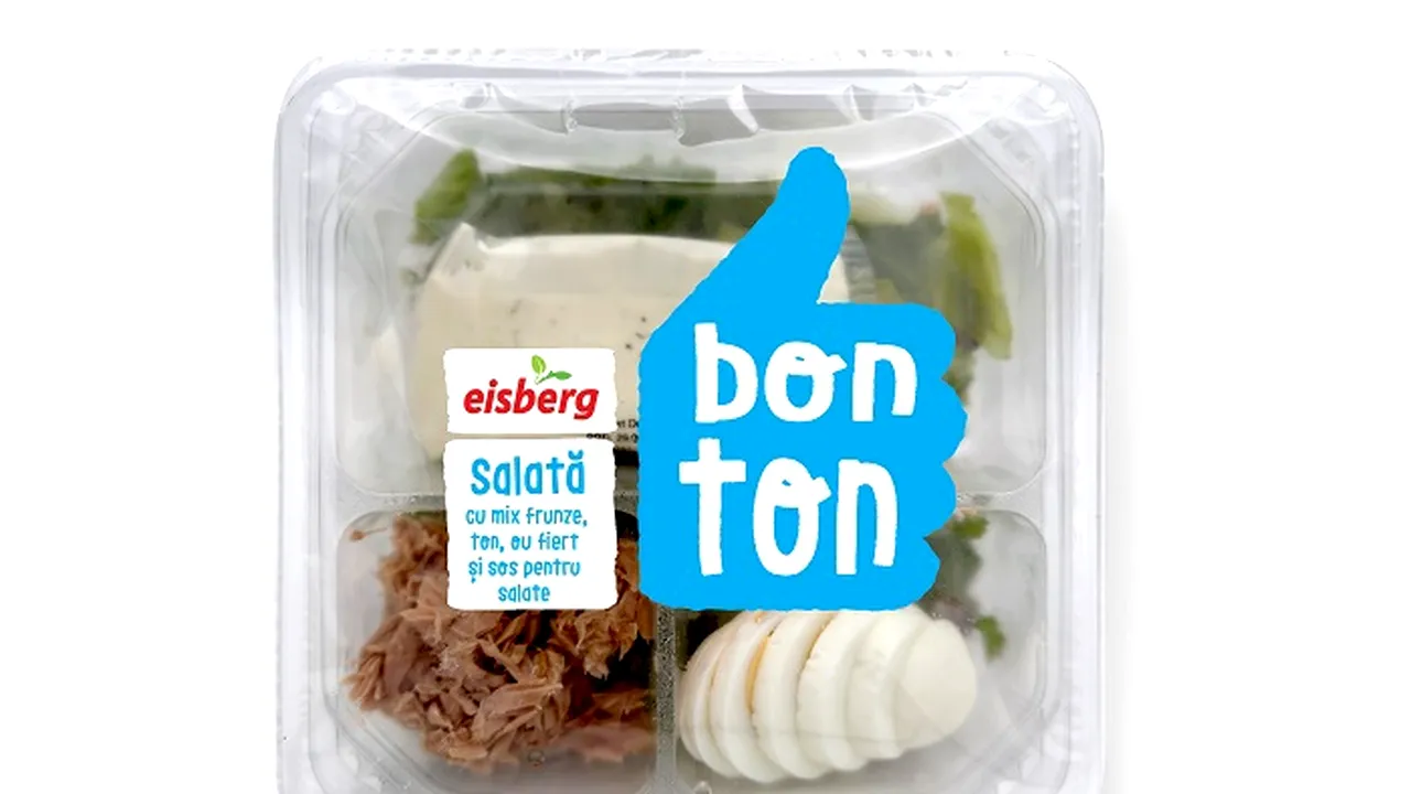 Eisberg România lansează noua sa gamă de salate ready to eat, în ambalaj reciclabil