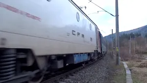 CFR: Circulație îngreunată de copaci căzuți pe calea ferată în zona Brașov