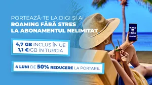 La DIGI, vacanţa de vară aduce cea mai atractivă ofertă de roaming 