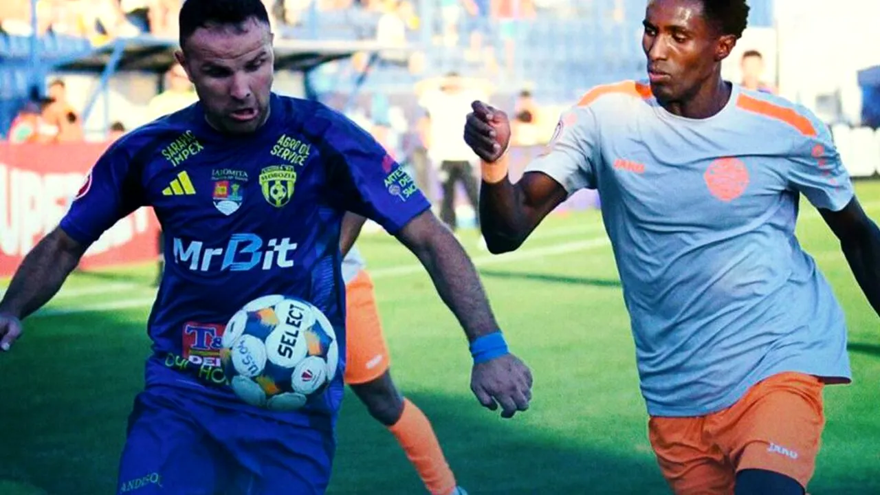 Superliga: Unirea Slobozia a învins pe Metaloglobus București, scor 2-1, în deschiderea etapei 6