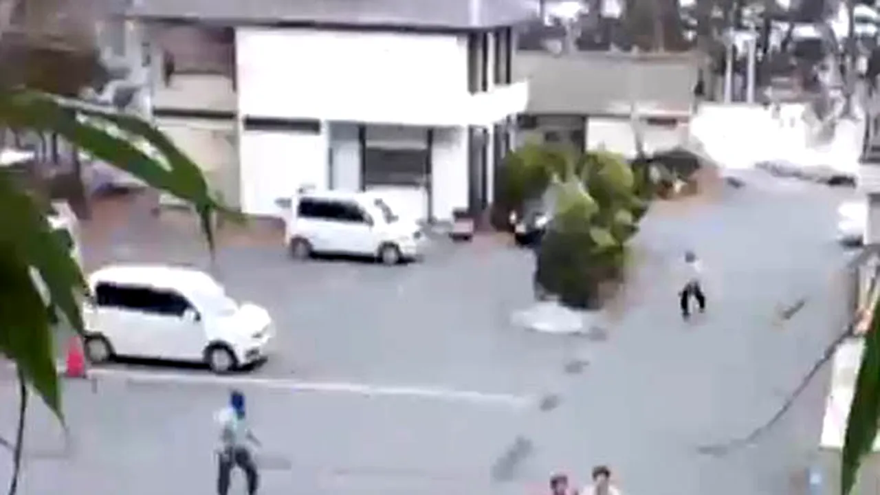 IMAGINI TERIFIANTE: Cum încearcă oamenii să se salveze din calea tsunami-ului din Japonia - VIDEO