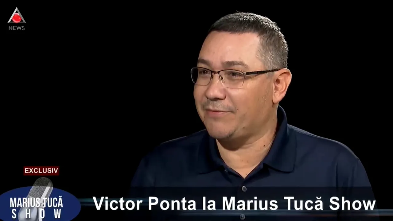 Victor Ponta, la ”Marius Tucă Show”: Nu există niciun obiectiv în afara alegerilor. Pandemia, zero / Adrian Năstase a fost un premier mai bun decât mine 