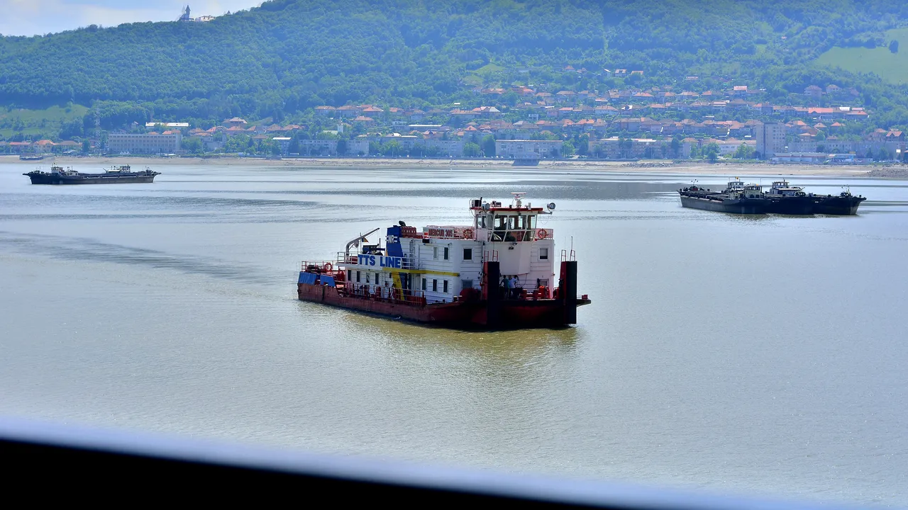Poluare pe Dunăre pe o lungime de 6 kilometri